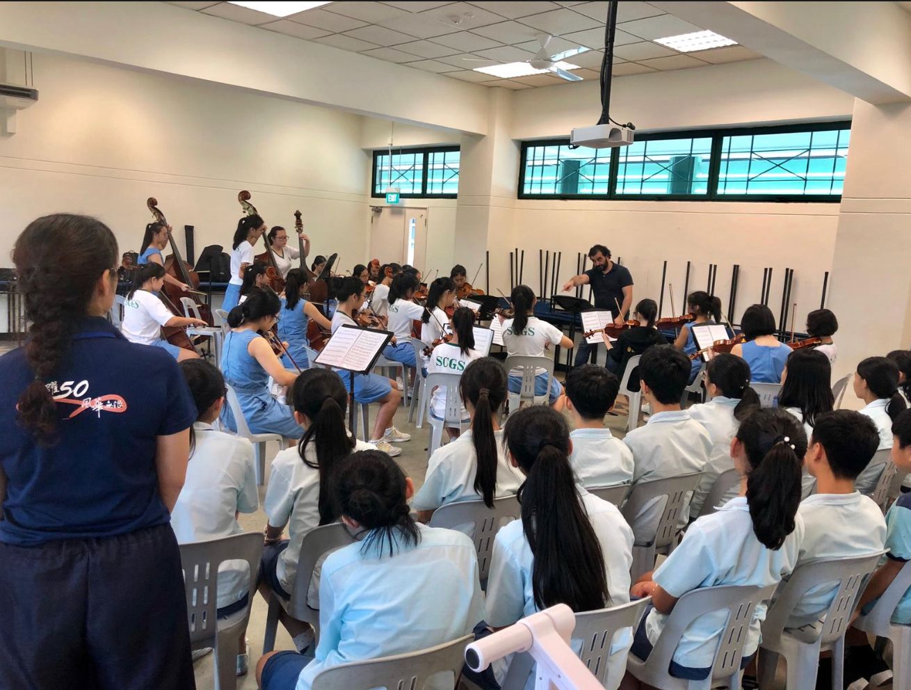 Students in an Artickle music education program in Saudi Arabia